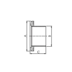 ISO-K Half Nipple DN63 Stainless Steel 304 ISO-K Half Nipple DN63 Stainless Steel 304