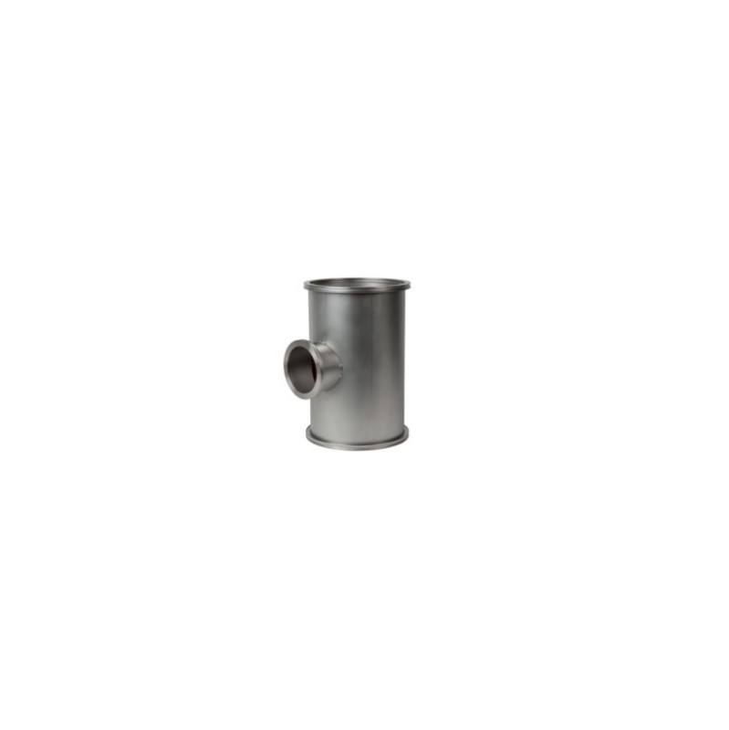 ISO-K Tee Reducing DN100 to DN63 Stainless Steel 304 ISO-K Tee Reducing DN100 to DN63 Stainless Steel 304