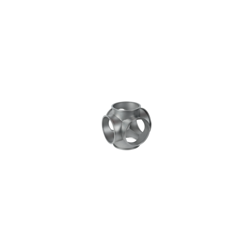 ISO-K Cross Equal 6-way DN63 Stainless Steel 304 ISO-K Cross Equal 6-way DN63 Stainless Steel 304