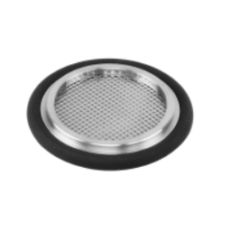 KF Meshed centering ring DN50 with Viton/FKM o-ring stainless steel 304