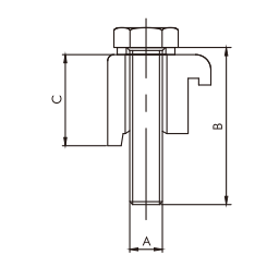 ISO-K Single Claw Clamp DN63 to DN100 Aluminium ISO-K Single Claw Clamp DN63 to DN100 Aluminium