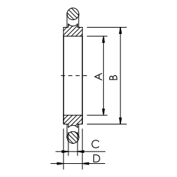 ISO-K Centering Ring DN63 with Viton/FKM O-Ring Stainless Steel 304 ISO-K Centering Ring DN63 with Viton/FKM O-Ring Stainless Steel 304