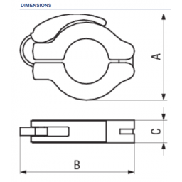 Rapid Fastening Clamp DN10 & DN16 Aluminium Rapid Fastening Clamp DN10 & DN16 Aluminium