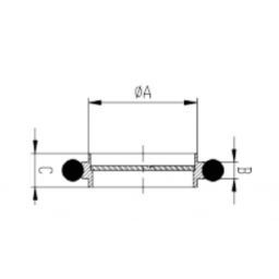 KF Meshed Centering Ring DN16 with Viton/FKM O-Ring Stainless Steel 304 KF Meshed Centering Ring DN16 with Viton/FKM O-Ring Stainless Steel 304