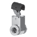 MINI VACUUM GATE VALVE with manual actuator, toggle lever