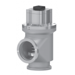HV ANGLE VALVE with pneumatic actuator, double acting, without solenoid valve, without position indicator